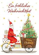 Postkarte. Fröhliches Weihnachtsfest (Nikolaus)