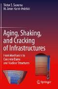 Aging, Shaking, and Cracking of Infrastructures