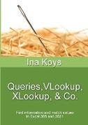 Queries, VLookup, XLookup & Co