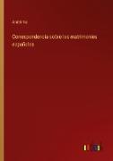 Correspondencia sobre los matrimonios españoles