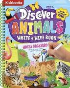 Discover Spiral Wipe-Clean Animals