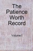 The Patience Worth Record