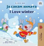 I Love Winter (Macedonian English Bilingual Children's Book)