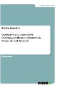 Qualitative und quantitative Erhebungsmethoden. Definitionen, Merkmale und Beispiele