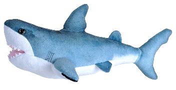 Plüsch Weisser Hai Living Ocean Mini 30 cm