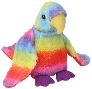 Plüsch Regenbogen-Papagei 13 cm