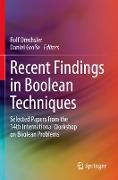 Recent Findings in Boolean Techniques