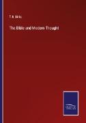 The Bible and Modern Thought