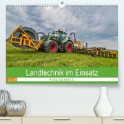 Landtechnik im Einsatz (Premium, hochwertiger DIN A2 Wandkalender 2023, Kunstdruck in Hochglanz)