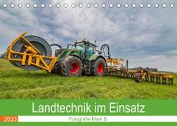 Landtechnik im Einsatz (Tischkalender 2023 DIN A5 quer)
