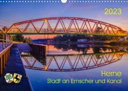 Herne: Stadt an Emscher und Kanal (Wandkalender 2023 DIN A3 quer)