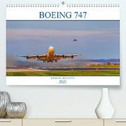 BOEING 747 - Königin der Lüfte (Premium, hochwertiger DIN A2 Wandkalender 2023, Kunstdruck in Hochglanz)