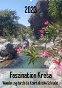 Faszination Kreta. Wanderung durch die Kourtaliotiko Schlucht (Wandkalender 2023 DIN A2 hoch)