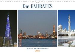 Die EMIRATES zwischen Dubai und Abu Dhabi (Wandkalender 2023 DIN A4 quer)