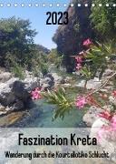 Faszination Kreta. Wanderung durch die Kourtaliotiko Schlucht (Tischkalender 2023 DIN A5 hoch)