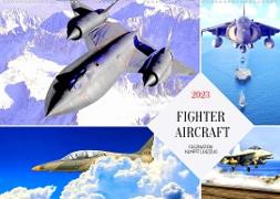 Fighter aircraft. Faszination Kampfflugzeug (Wandkalender 2023 DIN A2 quer)