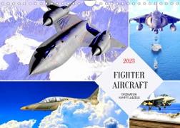 Fighter aircraft. Faszination Kampfflugzeug (Wandkalender 2023 DIN A4 quer)