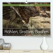Höhlen, Grotten, Boofen - Elbsandstein (Premium, hochwertiger DIN A2 Wandkalender 2023, Kunstdruck in Hochglanz)