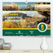 Erlebnis Forststeig Elbsandstein (Premium, hochwertiger DIN A2 Wandkalender 2023, Kunstdruck in Hochglanz)