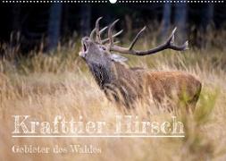 Krafttier Hirsch (Wandkalender 2023 DIN A2 quer)
