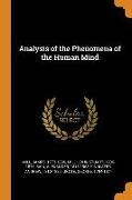 Analysis of the Phenomena of the Human Mind