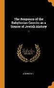 The Responsa of the Babylonian Geonim as a Source of Jewish History: II