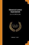 Chemical Lecture Experiments: Non-Metallic Elements