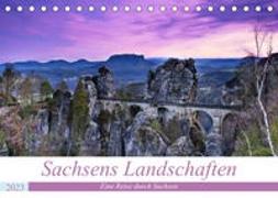 Sachsens Landschaften (Tischkalender 2023 DIN A5 quer)