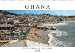 Ghana - Die Goldküste in Westafrika (Wandkalender 2023 DIN A2 quer)