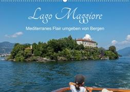 Lago Maggiore - Mediterranes Flair umgeben von Bergen (Wandkalender 2023 DIN A2 quer)