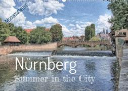 Nürnberg - Summer in the City (Wandkalender 2023 DIN A2 quer)