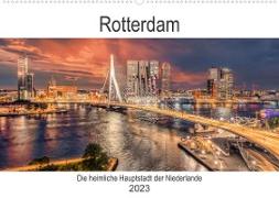 Rotterdam - Die heimliche Hauptstadt der Niederlande (Wandkalender 2023 DIN A2 quer)