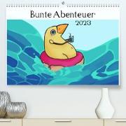 Bunte AbenteuerAT-Version (Premium, hochwertiger DIN A2 Wandkalender 2023, Kunstdruck in Hochglanz)