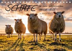 Schafe in ihrer ostfriesischen Heimat 2023 (Tischkalender 2023 DIN A5 quer)