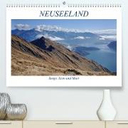 Neuseeland - Berge, Seen und Meer (Premium, hochwertiger DIN A2 Wandkalender 2023, Kunstdruck in Hochglanz)