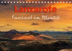 Lanzarote Feuerinsel im Atlantik (Tischkalender 2023 DIN A5 quer)