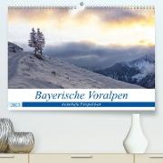 Bayerische Voralpen - traumhafte Perspektiven (Premium, hochwertiger DIN A2 Wandkalender 2023, Kunstdruck in Hochglanz)
