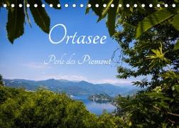 Ortasee - Perle des Piemont (Tischkalender 2023 DIN A5 quer)