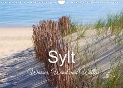 Sylt - Wasser, Wind und Wellen (Wandkalender 2023 DIN A4 quer)