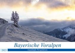 Bayerische Voralpen - traumhafte Perspektiven (Wandkalender 2023 DIN A3 quer)