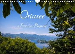 Ortasee - Perle des Piemont (Wandkalender 2023 DIN A4 quer)