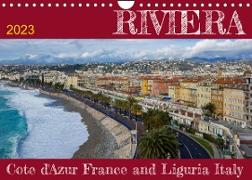 Riviera ¿ Cote d¿Azur France and Liguria Italy (Wall Calendar 2023 DIN A4 Landscape)
