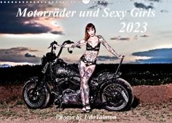 Motorräder und Sexy Girls (Wandkalender 2023 DIN A3 quer)