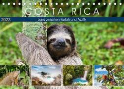 Costa Rica - Land zwischen Karibik und Pazifik (Tischkalender 2023 DIN A5 quer)