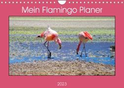 Mein Flamingo Planer (Wandkalender 2023 DIN A4 quer)