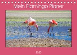 Mein Flamingo Planer (Tischkalender 2023 DIN A5 quer)