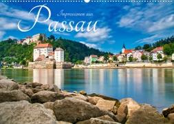 Impressionen aus Passau (Wandkalender 2023 DIN A2 quer)