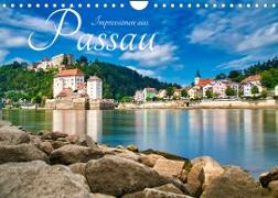 Impressionen aus Passau (Wandkalender 2023 DIN A4 quer)