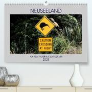 Neuseeland - Von der Nordinsel zur Südinsel (Premium, hochwertiger DIN A2 Wandkalender 2023, Kunstdruck in Hochglanz)