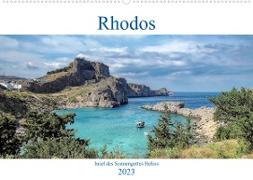 Rhodos - Insel des Sonnengottes Helios (Wandkalender 2023 DIN A2 quer)